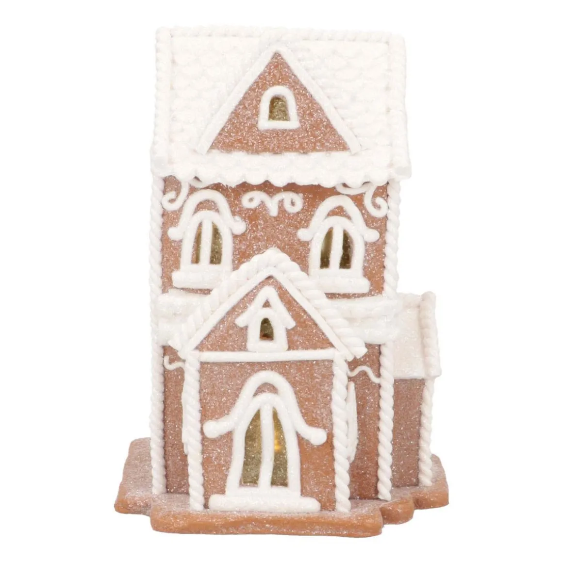 Koekhuisje Van Klei | Led | Handgemaakt | 19cm