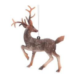 Kunststof Kersthanger Rendier | Bruin | 15 Cm
