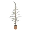 LED Kerstboompje In Pot 90 Cm Met 'frost-look'