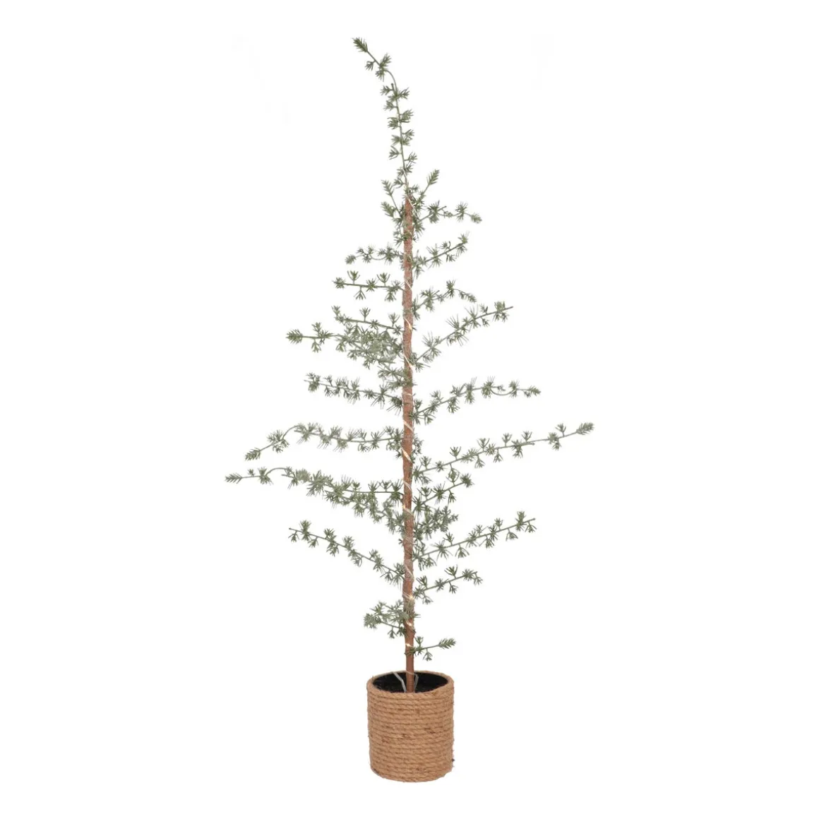 LED Kerstboompje In Pot 90 Cm Met 'frost-look'