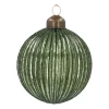 Luxe Groene Kerstbal Met Lampion Reliëf