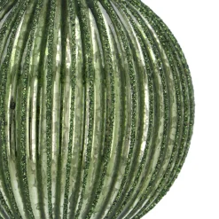 Luxe Groene Kerstbal Met Lampion Reliëf