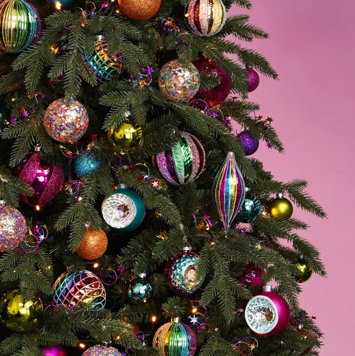 Luxe Kerstbal Met Reflector | Glas | Tealblauw | 8cm