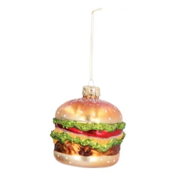 Luxe XXL Kersthanger Hamburger 9 Cm