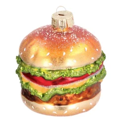 Luxe XXL Kersthanger Hamburger 9 Cm