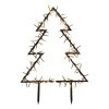 Metalen Kerstboom Met LED | 75 Cm | Timer | Buiten