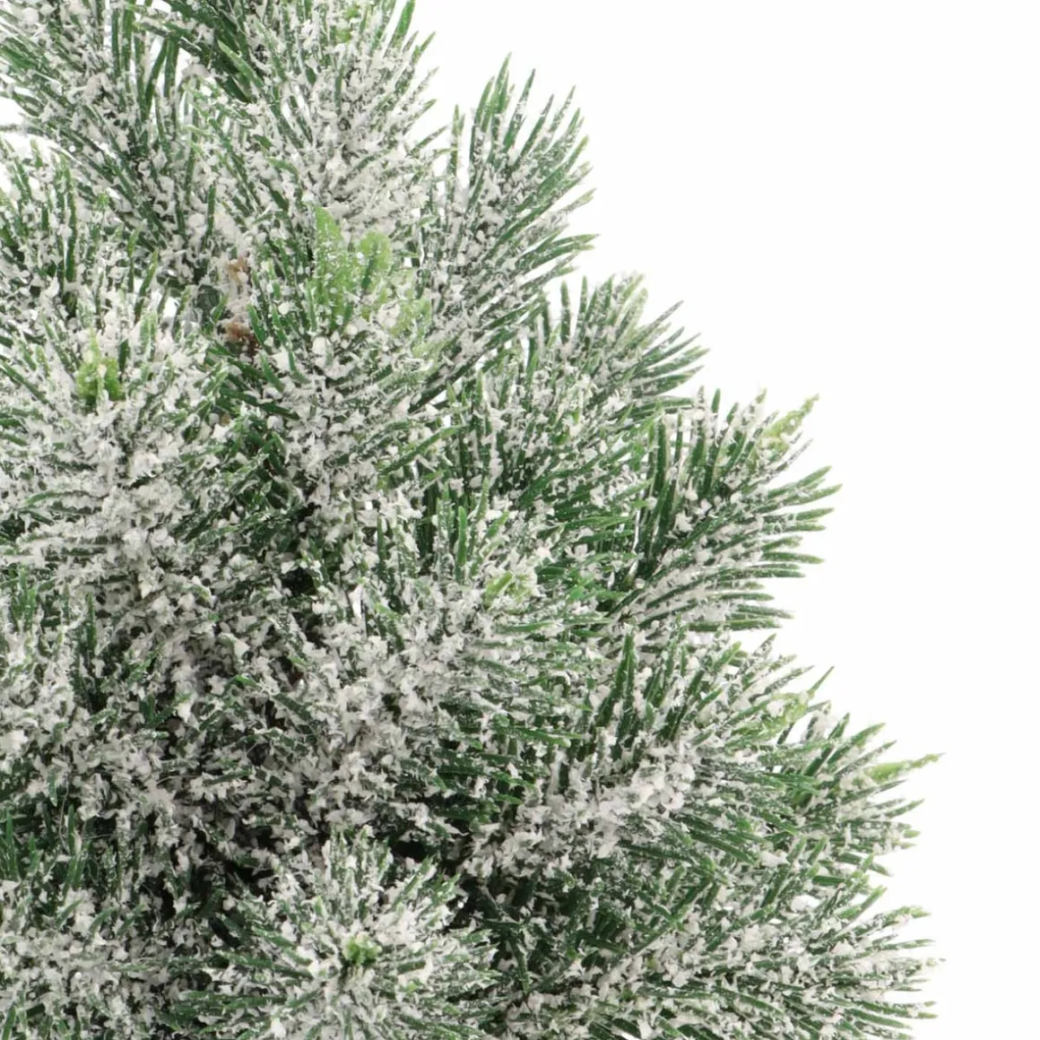 Mini Kerstboom In Jute Zak | 24 Cm | Met Sneeuwlaagje