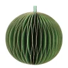 Papieren Kerstbal | Cottage Green | 8 Cm