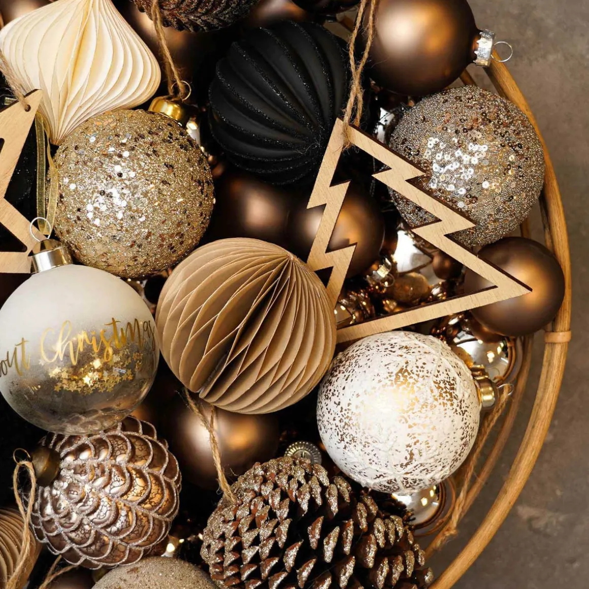 Papieren Kersthanger Ui-vorm | Wit | 8 Cm