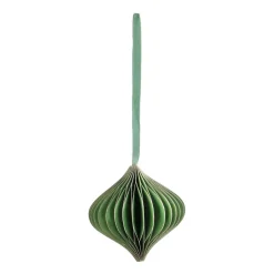 Papieren Kersthanger Ui-vorm | Cottage Green | 8 Cm