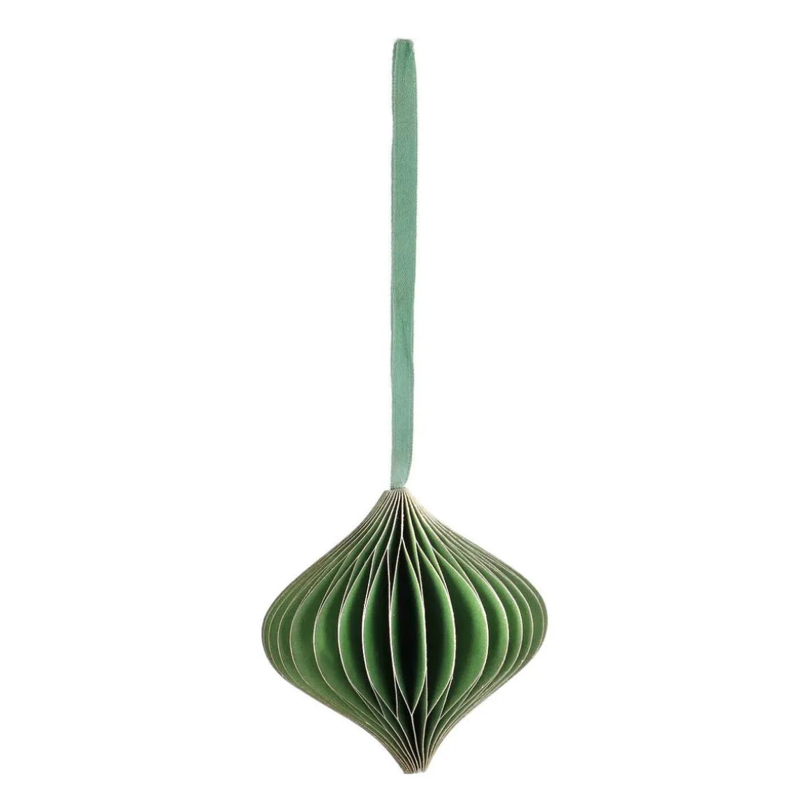 Papieren Kersthanger Ui-vorm | Cottage Green | 8 Cm