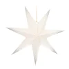 Papieren Kerstster | Wit-zilver | 45 Cm | 7-punts