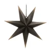 Papieren Kerstster | Zwart | 45 Cm | 7-punts