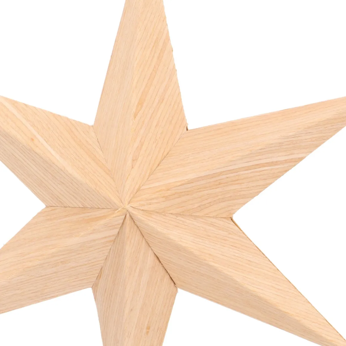 Papieren Kerstster Met Realistische Houtnerf