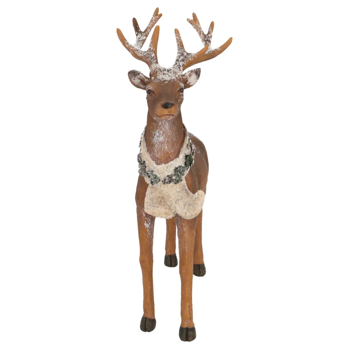 Polyresin Hertenbeeld Met Sjaal