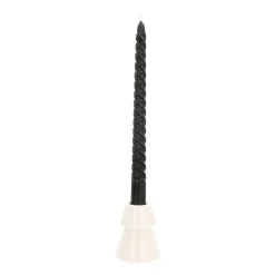 Porseleinen Kerstboom Kaarsenhouder | Wit | 10 Cm