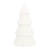 Porseleinen Kerstboom Met LED | Wit | 20 Cm