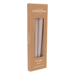 Rechte Taupe Dinerkaarsen