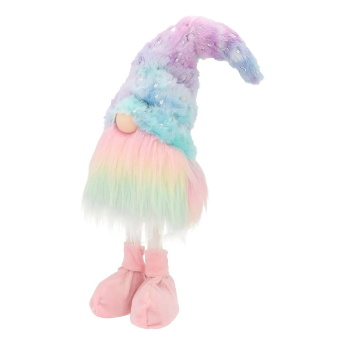 Regenboogkleurige Staande Gnoom | Stof | 45cm