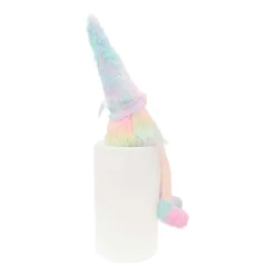Regenboogkleurige Zittende Gnoom | Stof | 45cm