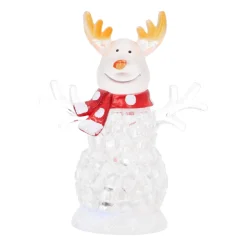 Rendier Met Gekleurde LED-verlichting