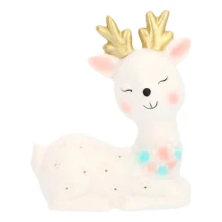 Rendier Porselein Wit 12,5cm LED