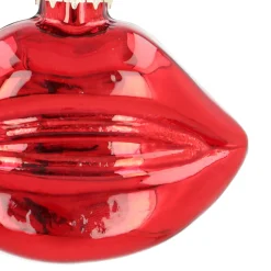 Rode Glazen Kersthanger Mond