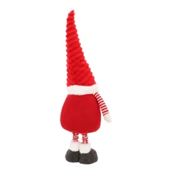 Rode Gnoom Met LED Muts En Uitschuifbare Benen