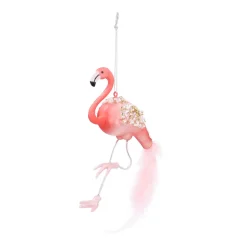 Roze Flamingo Kersthanger Voor Een Tropische Kerst