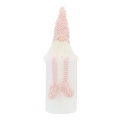 Roze Gnome Met Bungelende Benen