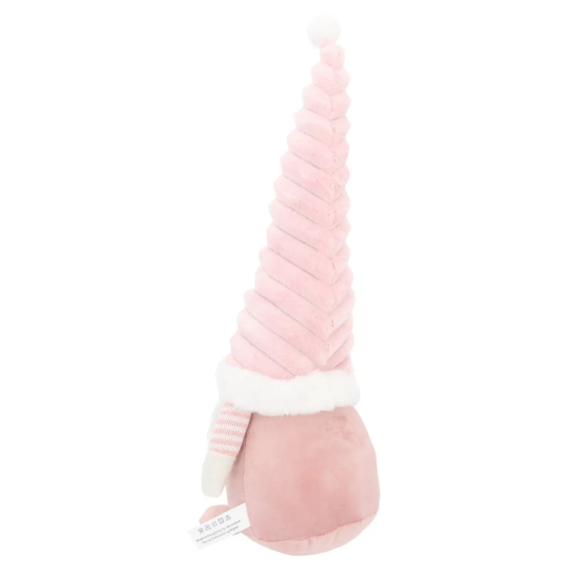 Roze Gnoom Met Verlichte Muts En Vrolijke Outfit