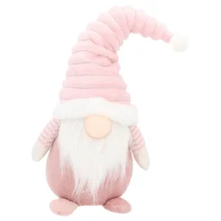 Roze Gnoom Met Verlichte Muts En Vrolijke Outfit