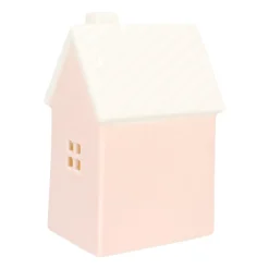 Schattig Roze Porseleinen Kersthuisje