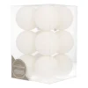 Set Van 12 Witte Iriserende Kerstballen In Box