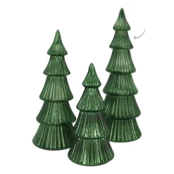 Sfeervolle Diepgroene Led-kerstboom Met Laagjes