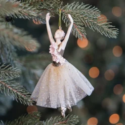 Sierlijke Ballerina Kersthanger Met Echte Tutu