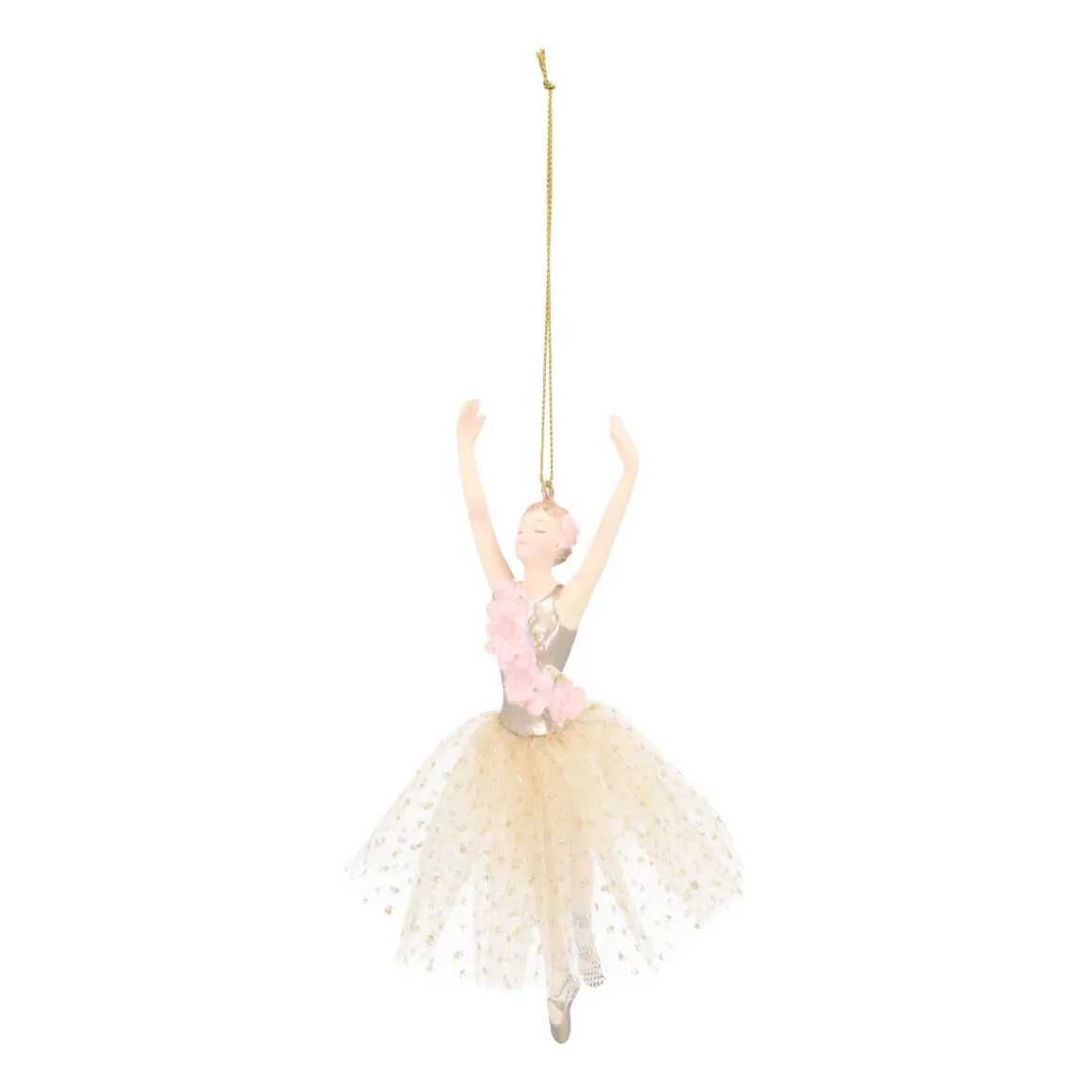 Sierlijke Ballerina Kersthanger Met Echte Tutu