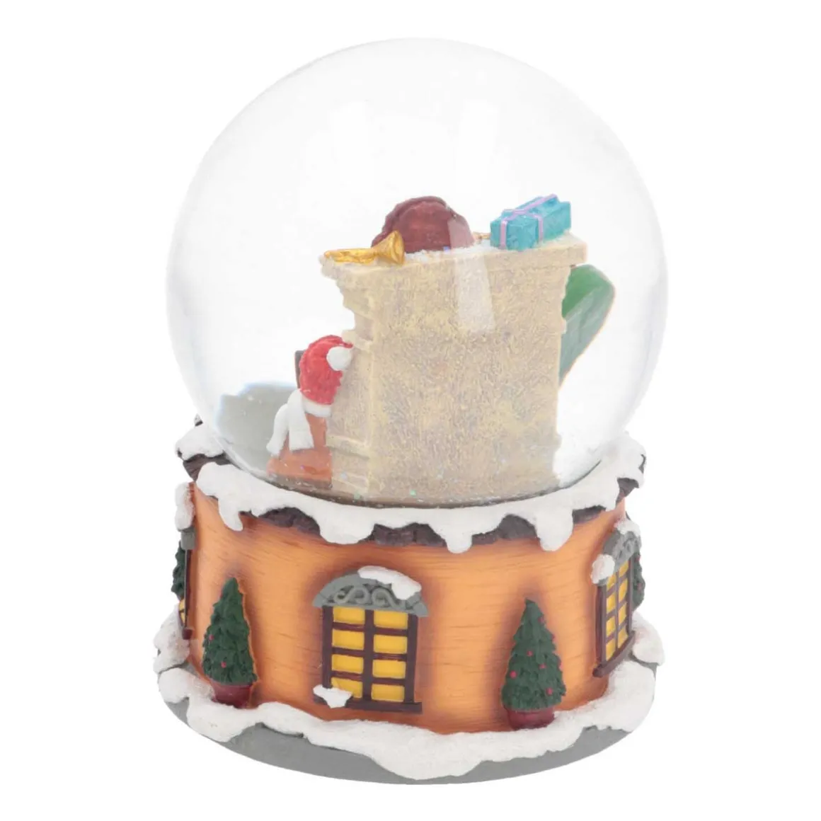 Sneeuwbol | Kerstman In Zijn Stoel | 14 Cm