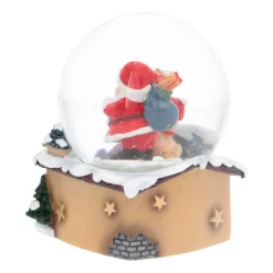 Sneeuwbol Met Kerstman En Beertje | ⌀6cm | 9cm Hoog