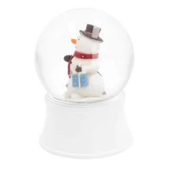 Sneeuwbol Met Sneeuwman | Muziek | ⌀9cm | 15 Cm Hoog