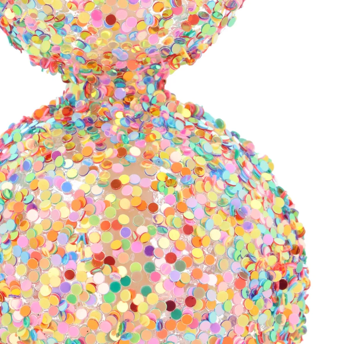 Sprankelende Glazen Piek Met Multicolor Pailletten