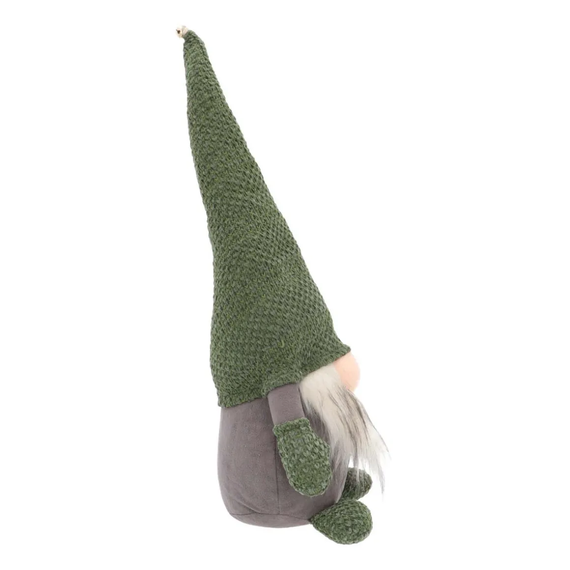 Staande Gnoom | Groen | Stof | 42 Cm