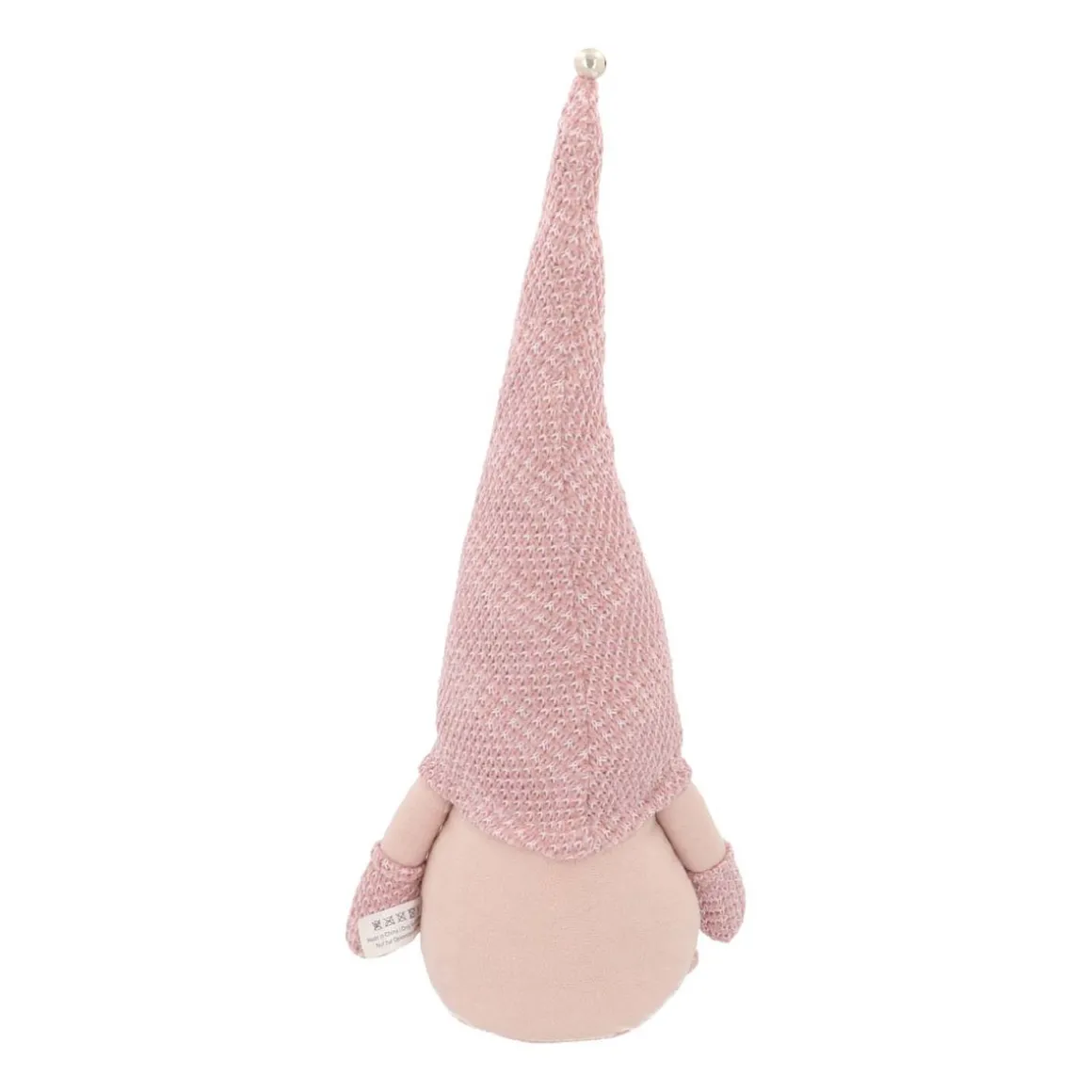 Staande Gnoom | Roze | Stof | 42 Cm