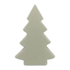 Staande Porseleinen Kerstboom | 20 Cm | Mat Groen