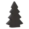 Staande Porseleinen Kerstboom | 20 Cm | Mat Zwart