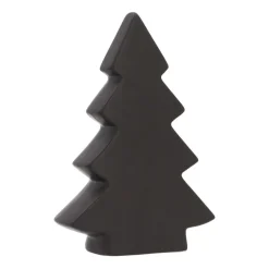 Staande Porseleinen Kerstboom | 20 Cm | Mat Zwart