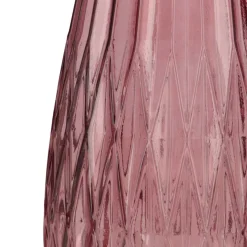 Stijlvolle Glazen Vaas | Roze | 36x20 Cm