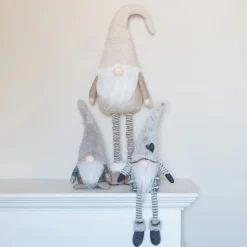 Taupe Gnoom Kerstdecoratie