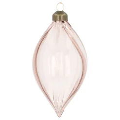 Taupe Kerstpegel Met Elegante Swirls