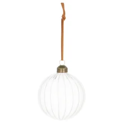 Transparante Kerstbal Met Lijnen